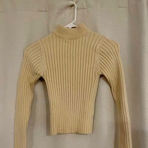 Cream tunic sweater, super warm for winter!